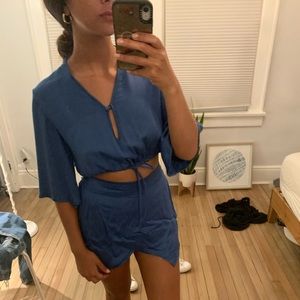 Two piece outfit set from high end boutique in PR